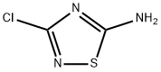 3-Chloro-1,2,4-thiadiazol-5-amine 化学構造式
