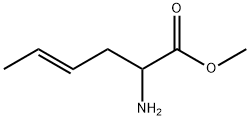 2-Amino-hex-4(E)-enoic acid methyl ester Structure