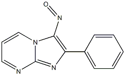 Imidazo[1,2-a]pyrimidine,3-nitroso-2-phenyl- Struktur