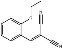 2-(2-乙氧基亚苄基)丙二腈,2826-31-5,结构式