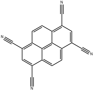 1,3,6,8-tetracyanopyrene Struktur