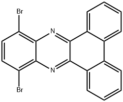 Dibenzo[a,c]phenazine,10,13-dibromo- Structure