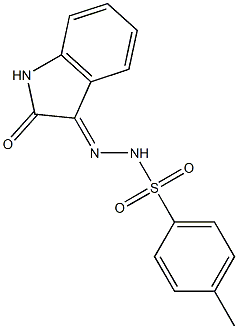 Benzenesulfonic acid,4-methyl-, 2-(1,2-dihydro-2-oxo-3H-indol-3-ylidene)hydrazide