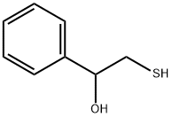 1-phenyl-2-sulfanylethan-1-ol 化学構造式