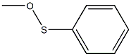 Benzenesulfenic acid,methyl ester Structure