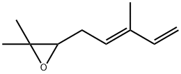 Oxirane, 2,2-dimethyl-3-[(2E)-3-methyl-2,4-pentadienyl]- Struktur