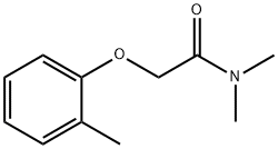 N,N-二甲基-2-(2-甲基苯氧基)乙酰胺,29239-56-3,结构式