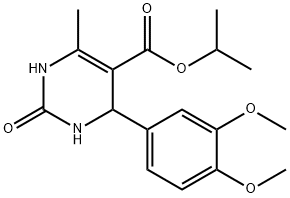 isopropyl 4-(3,4-dimethoxyphenyl)-6-methyl-2-oxo-1,2,3,4-tetrahydropyrimidine-5-carboxylate|