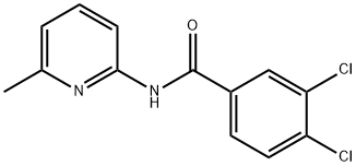 3,4-dichloro-N-(6-methylpyridin-2-yl)benzamide,293764-86-0,结构式