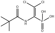 (2,2-dichloro-1-pivalamidovinyl)phosphonic acid Structure