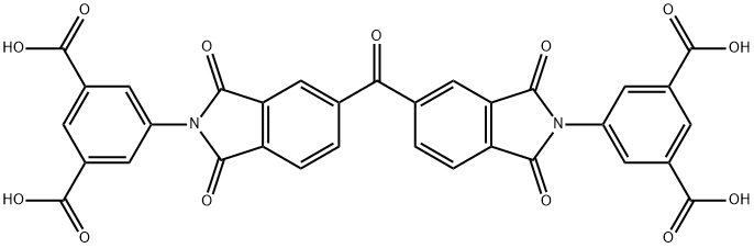 5,5'-(羰基双(1,3-二氧代异二氢吲哚-5,2-二基))二间苯二甲酸,294667-55-3,结构式