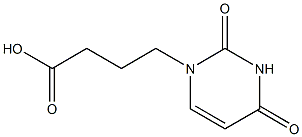 1(2H)-Pyrimidinebutanoicacid, 3,4-dihydro-2,4-dioxo- Structure