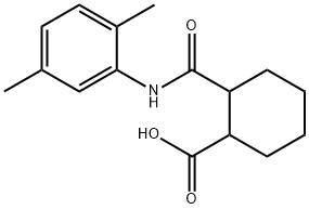 2-[(2,5-dimethylphenyl)carbamoyl]cyclohexane-1-carboxylic acid,296246-15-6,结构式