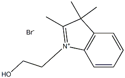 3H-Indolium, 1-(2-hydroxyethyl)-2,3,3-trimethyl-, bromide Struktur