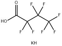 Butanoic acid, heptafluoro-, potassium salt Struktur