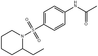 N-{4-[(2-ethylpiperidin-1-yl)sulfonyl]phenyl}acetamide Structure