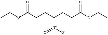 Heptanedioic acid, 4-nitro-, diethyl ester 化学構造式