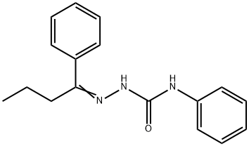 1-phenyl-1-butanone N-phenylsemicarbazone 结构式