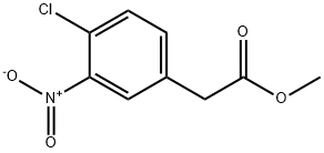 4-CHLORO-3-NITROPHENYLACETIC ACID METHYL ESTER Struktur