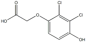 Acetic acid, (2,3-dichloro-4-hydroxyphenoxy)-,3004-84-0,结构式