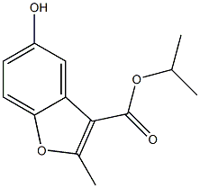 isopropyl 5-hydroxy-2-methylbenzofuran-3-carboxylate Structure