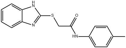 30065-35-1 2-((1H-benzo[d]imidazol-2-yl)thio)-N-(p-tolyl)acetamide