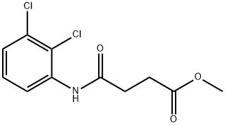 methyl 4-[(2,3-dichlorophenyl)amino]-4-oxobutanoate 化学構造式