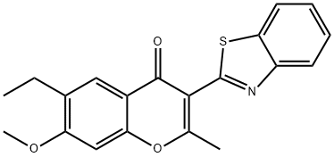 301159-80-8 3-(benzo[d]thiazol-2-yl)-6-ethyl-7-methoxy-2-methyl-4H-chromen-4-one