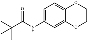 N-(2,3-dihydro-1,4-benzodioxin-6-yl)-2,2-dimethylpropanamide Structure