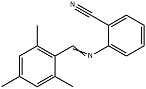 2-[(mesitylmethylene)amino]benzonitrile 结构式