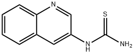 (喹啉-3-基)硫代脲,30162-39-1,结构式