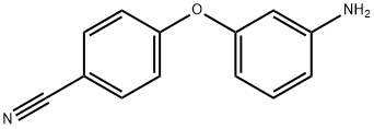 4-(3-AMINOPHENOXY)BENZONITRILE 化学構造式