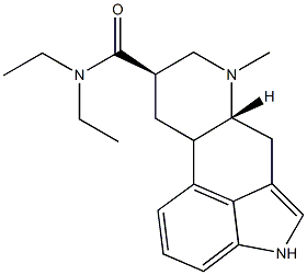 Ergoline-8-carboxamide,N,N-diethyl-6-methyl-, (8b)- (9CI) Structure