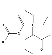 2-Butene-2,2,3-tricarboxylicacid, 3-methyl-, 1,2,4-triethyl ester Structure