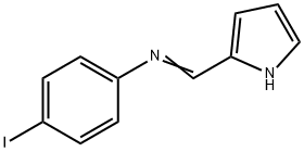 (4-iodophenyl)(1H-pyrrol-2-ylmethylene)amine Struktur