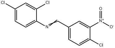 (4-chloro-3-nitrobenzylidene)(2,4-dichlorophenyl)amine,303215-36-3,结构式