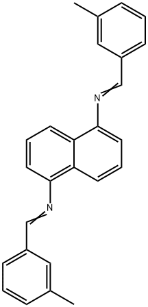 N,N'-bis(3-methylbenzylidene)-1,5-naphthalenediamine,303758-14-7,结构式