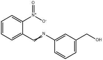 {3-[(2-nitrobenzylidene)amino]phenyl}methanol Structure