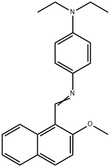 N,N-diethyl-N'-[(2-methoxy-1-naphthyl)methylene]-1,4-benzenediamine|