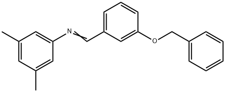 N-[3-(benzyloxy)benzylidene]-3,5-dimethylaniline,303770-85-6,结构式