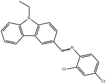 (2,4-dichlorophenyl)[(9-ethyl-9H-carbazol-3-yl)methylene]amine|