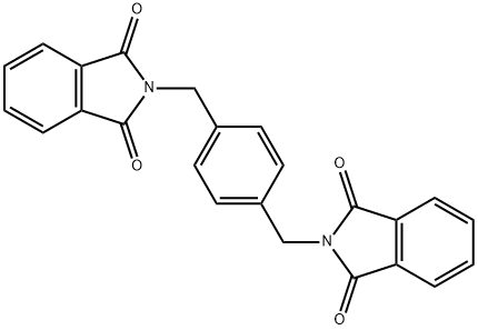 2-[[4-[(1,3-dioxoisoindol-2-yl)methyl]phenyl]methyl]isoindole-1,3-dione 结构式
