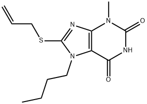 303968-79-8 8-(allylthio)-7-butyl-3-methyl-3,7-dihydro-1H-purine-2,6-dione