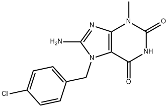 8-amino-7-(4-chlorobenzyl)-3-methyl-3,7-dihydro-1H-purine-2,6-dione|