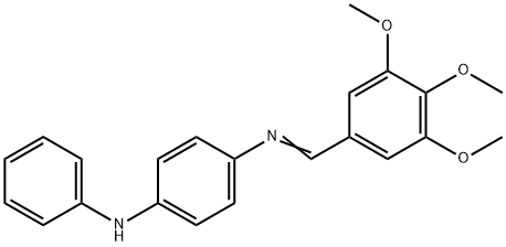 N-phenyl-N'-(3,4,5-trimethoxybenzylidene)-1,4-benzenediamine|