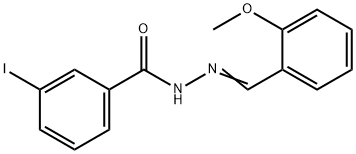 3-iodo-N'-(2-methoxybenzylidene)benzohydrazide Structure