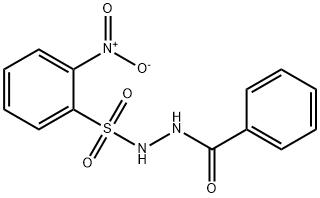 N'-[(2-nitrophenyl)sulfonyl]benzohydrazide Struktur