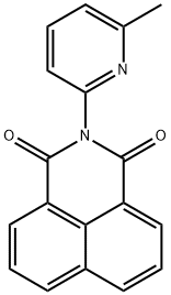 2-(6-methylpyridin-2-yl)-1H-benzo[de]isoquinoline-1,3(2H)-dione Structure