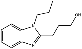 3-(1-propyl-1H-benzo[d]imidazol-2-yl)propan-1-ol Structure