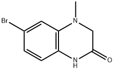 6-溴-4-甲基-1,2,3,4-四氢喹喔啉-2-酮 结构式